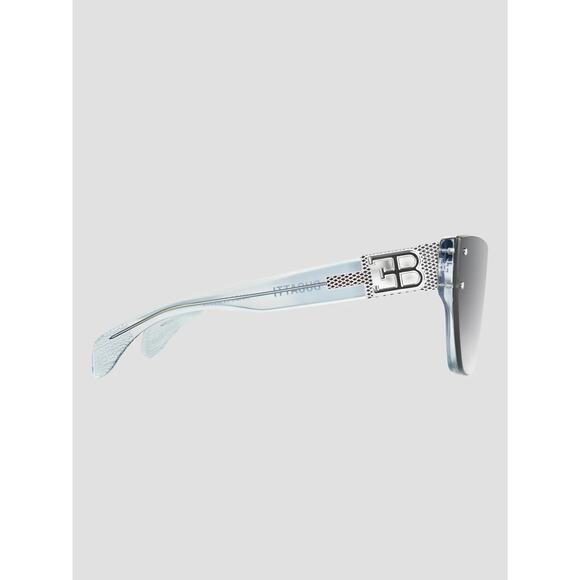 New BUGATTI 48L SCRY Cat-Eye Gradient Grey Crystal Women Sunglasses Authentic main image 4